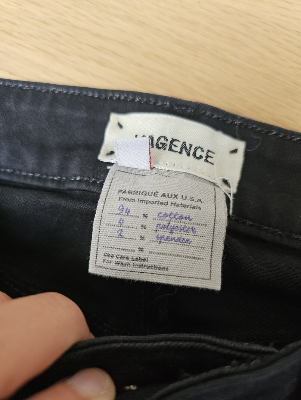 L'AGENCE Margot Black Foil Coated Skinny High Rise Jeans - Picture 7 of 9